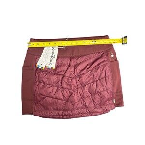 Smartwool Womens Insulated Smartloft 60 Pull-On Skirt Black Cherry Red Small New